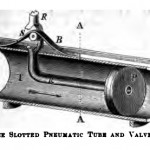 The slotted pneumatic tube and valve