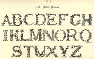 Alphabet 1490, Britisches Museum