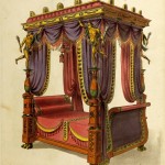 Design für ein Bett (um 1800)