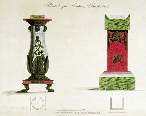 Sockel für Statuen oder Büsten (um 1800)
