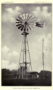Ansicht der Windmühle Nr. 44 - 16-foot Aermotor