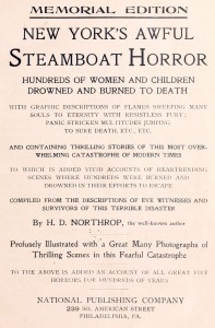 New York's Awfull Steamboat Horror