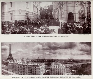 Sousa's Band at the Dedication of the US Pavilion - Panorama of Paris and Exposition