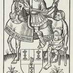 Sankt Martin, Holzschnitt, gedruckt in Paris 1540