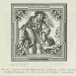 Sankt Martin, Illustration aus "Acta Sanctorum... selectorum... iconibus... illustrata" von Daniel Papebroch 17./18. Jh.
