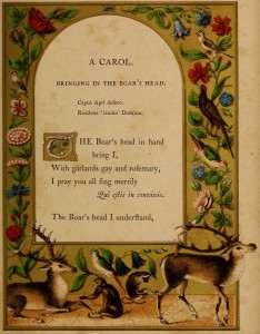 Bringing in the Boar's Head - A Booke of Christmas Carols