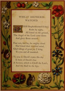 Whilst Shepherds Watch'd - A Booke of Christmas Carols