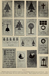 Weihnachtskarten - Einfache Vorlagen
