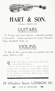 Hart & Son Guitars and Violins