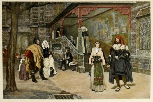 Begegnung von Faust und Marguerite