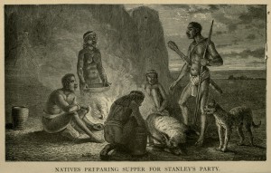 Natives Preparing Supper for Stanley's Party