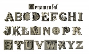 Ornamental Alphabet