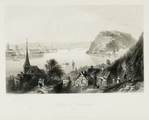 Coblentz and Ehrenbreitstein, Rhine